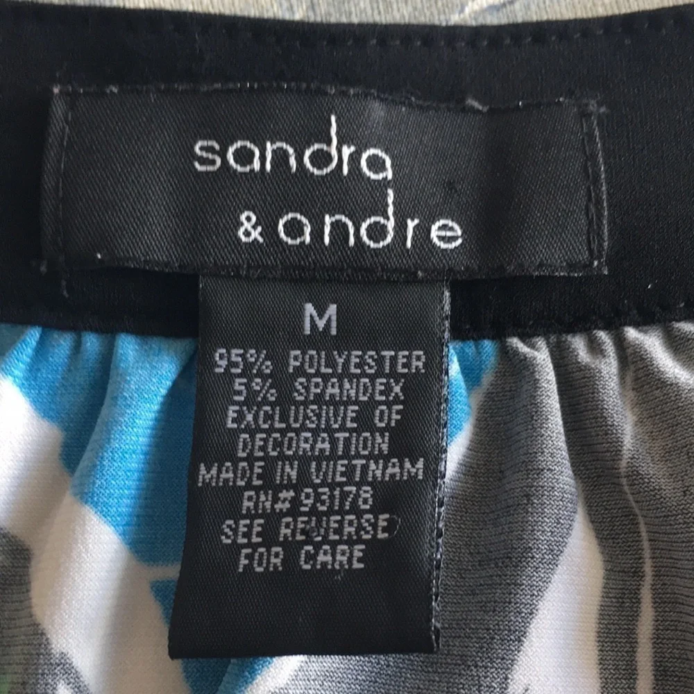 Sandra & Andre dressy shirt. Very cute on. Gorgeous colors. Size M
